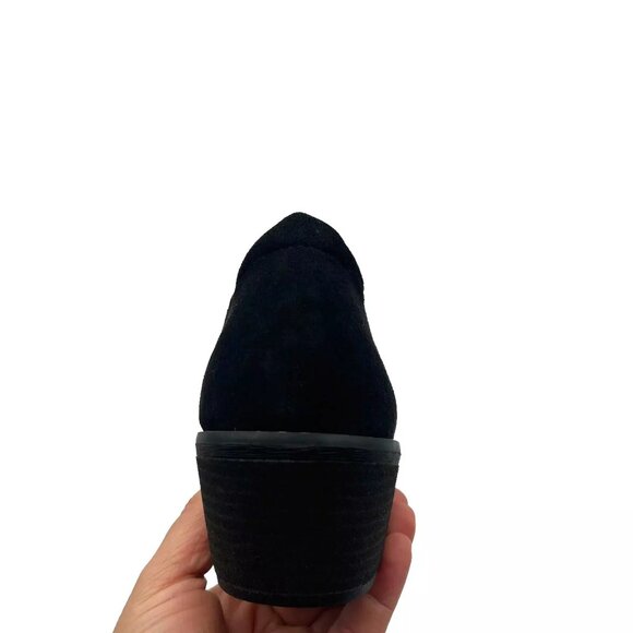 Eurosoft Womens Ankle Bootie Size 8 Solid Black Slip on Flexible Cushioned Shoes - Picture 10 of 14